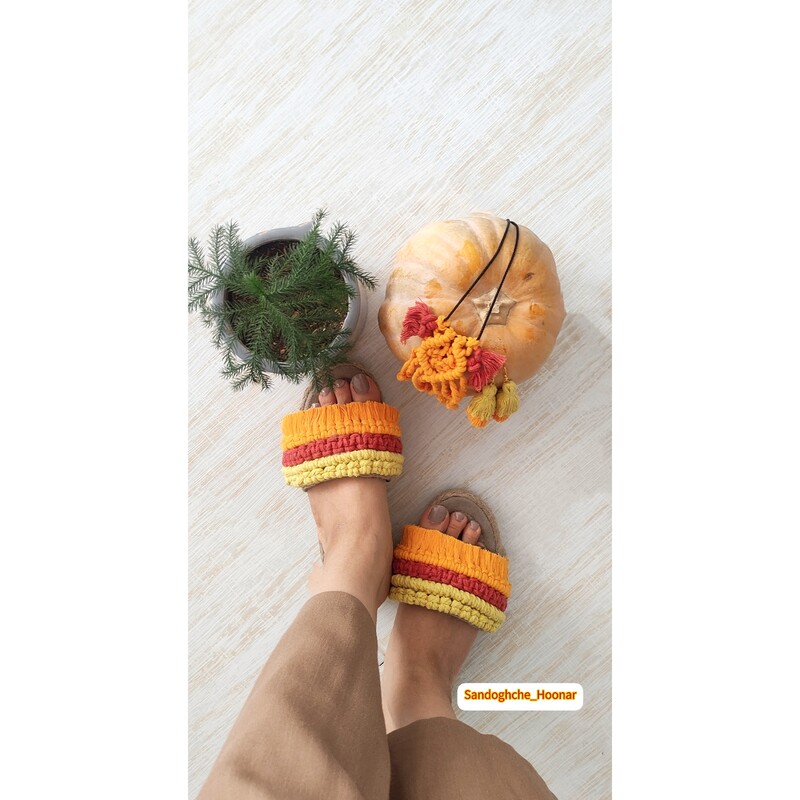 ست مکرومه پاییزی