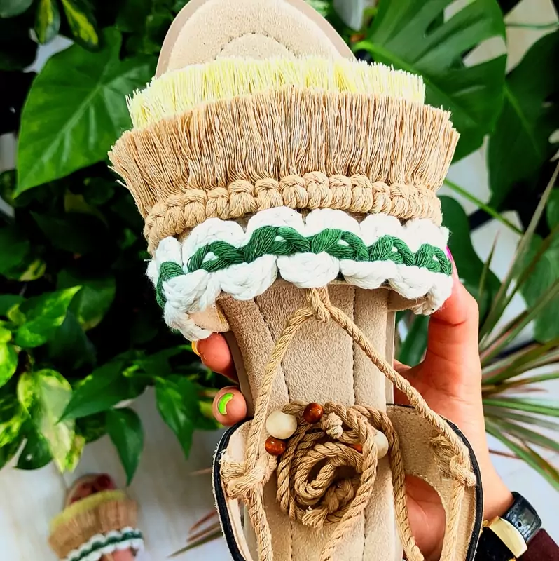 صندل مکرومه مدل جانا