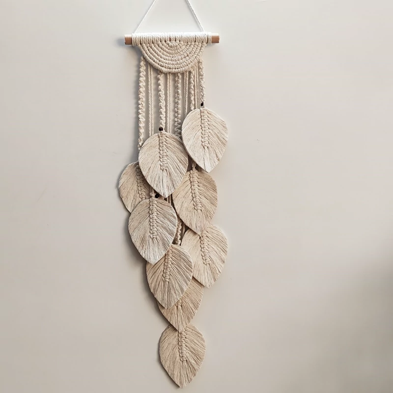 دیوارکوب 9برگ مکرومه